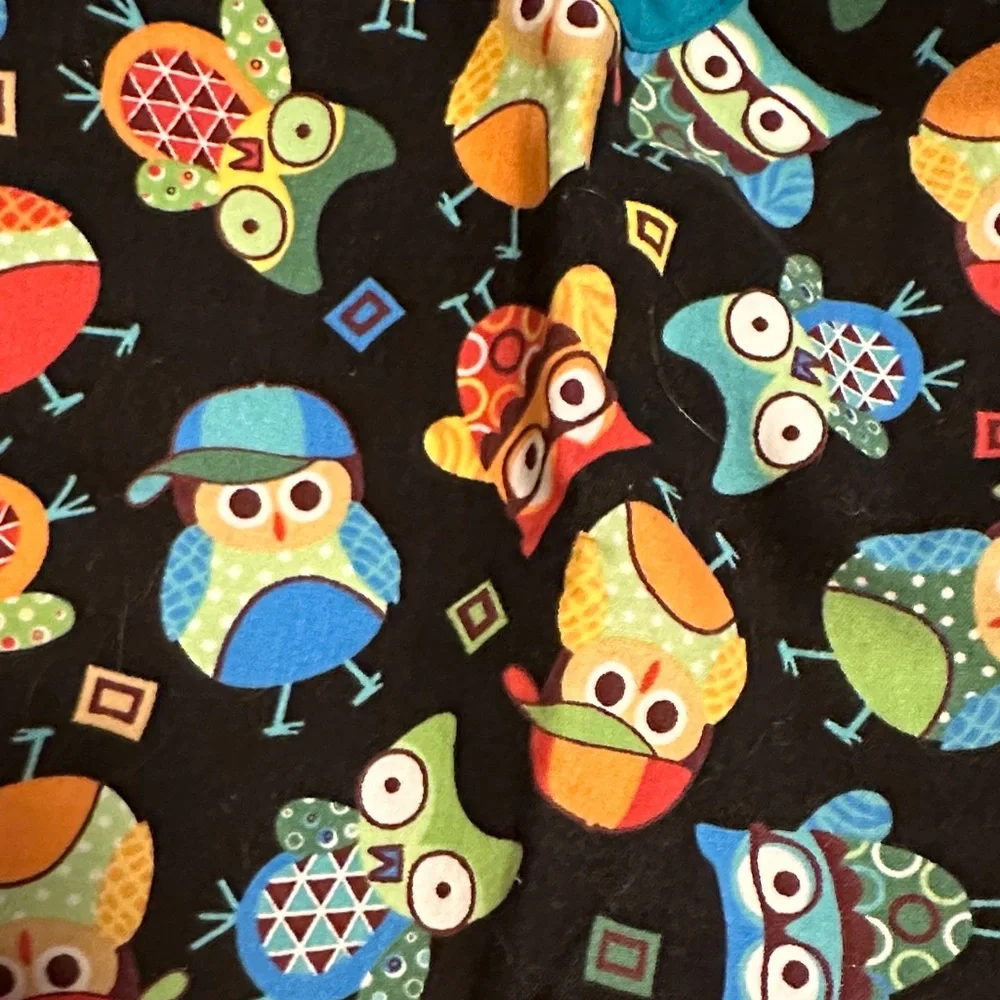 Handmade Colorful Print Toddler Bib Set